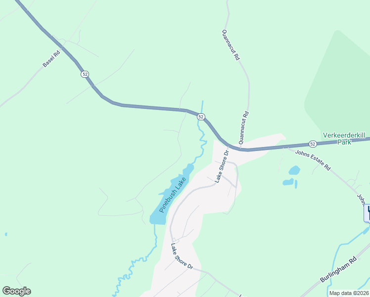 map of restaurants, bars, coffee shops, grocery stores, and more near 21 Forest Glen Road in Pine Bush