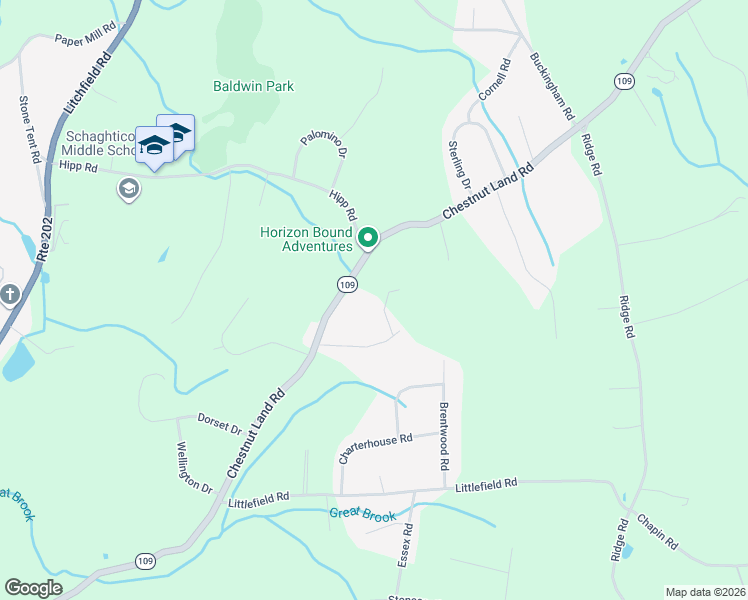 map of restaurants, bars, coffee shops, grocery stores, and more near 9A Western View Road in New Milford