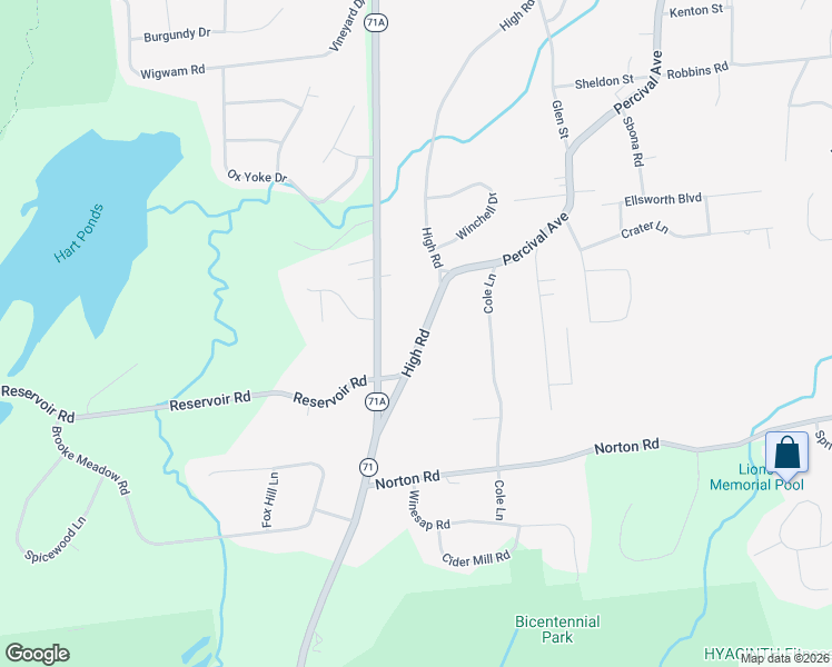 map of restaurants, bars, coffee shops, grocery stores, and more near 1218 High Road in Berlin