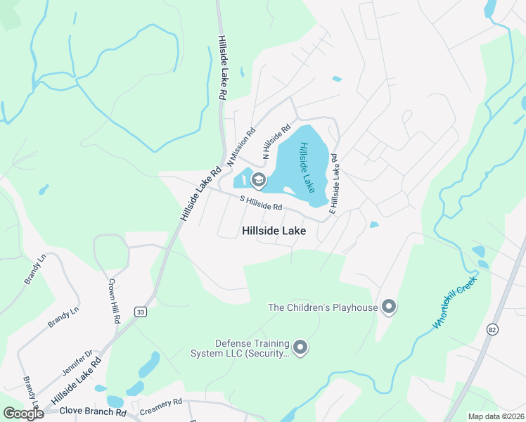 map of restaurants, bars, coffee shops, grocery stores, and more near 649 South Hillside Road in Wappingers Falls