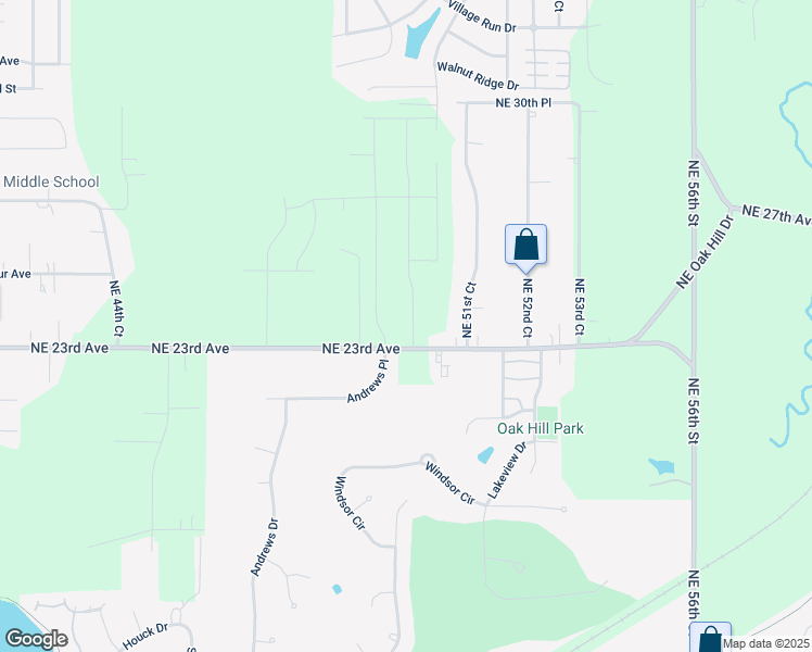 map of restaurants, bars, coffee shops, grocery stores, and more near 5066 Northeast 23rd Avenue in Des Moines