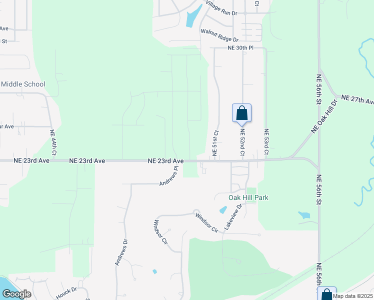 map of restaurants, bars, coffee shops, grocery stores, and more near 5066 Northeast 23rd Avenue in Des Moines