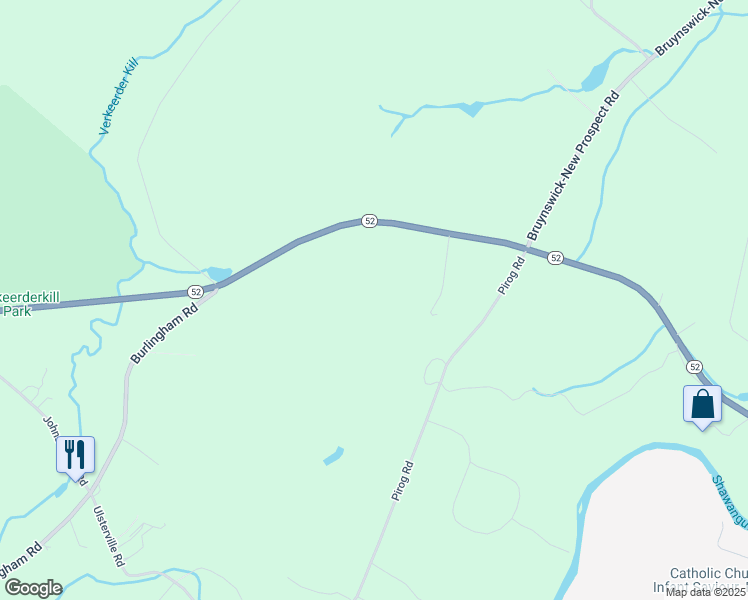map of restaurants, bars, coffee shops, grocery stores, and more near 39 Eustance Road in Pine Bush
