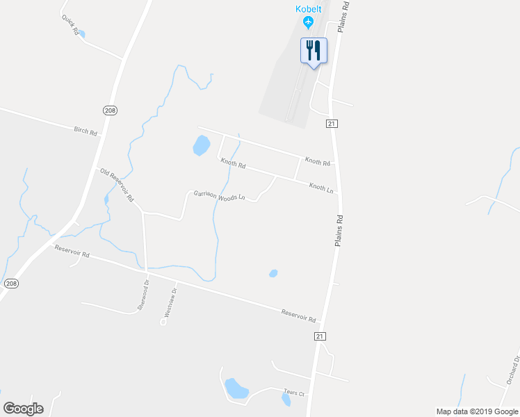 map of restaurants, bars, coffee shops, grocery stores, and more near 323 Garrison Woods Lane in Wallkill