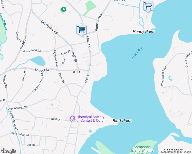 map of restaurants, bars, coffee shops, grocery stores, and more near 1 Oyster Place in Barnstable