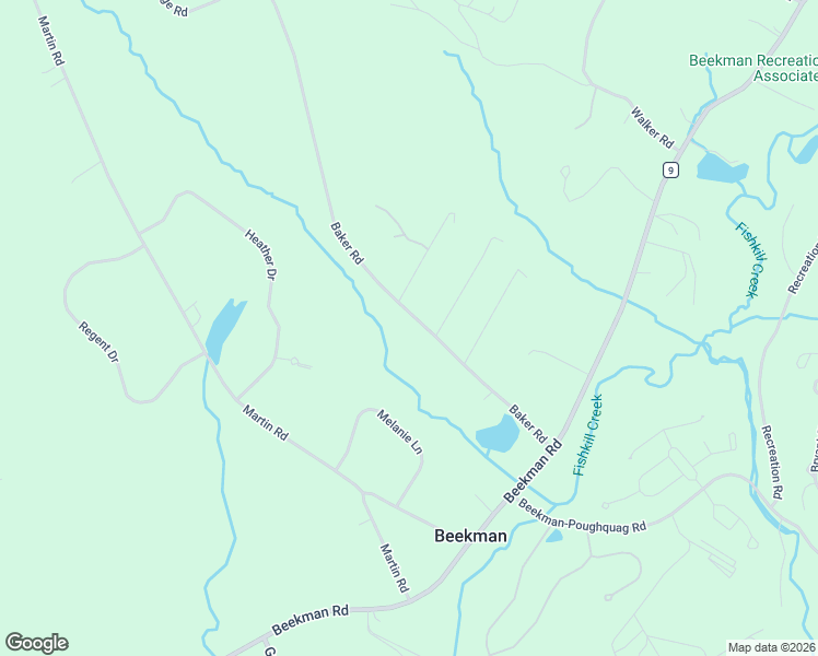 map of restaurants, bars, coffee shops, grocery stores, and more near 45 Baker Road in Hopewell Junction