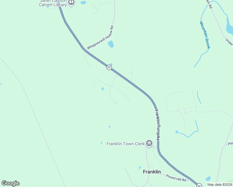 map of restaurants, bars, coffee shops, grocery stores, and more near 15 Thompson Road in Franklin