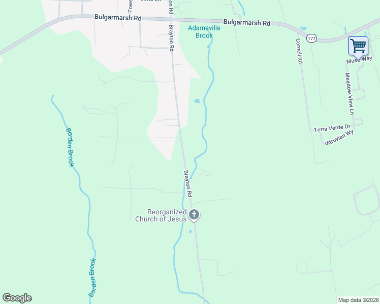 map of restaurants, bars, coffee shops, grocery stores, and more near 300 Brayton Road in Tiverton