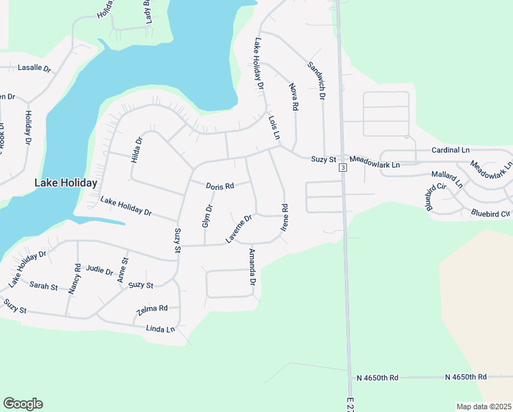 map of restaurants, bars, coffee shops, grocery stores, and more near 1861 Laverne Drive in Sandwich