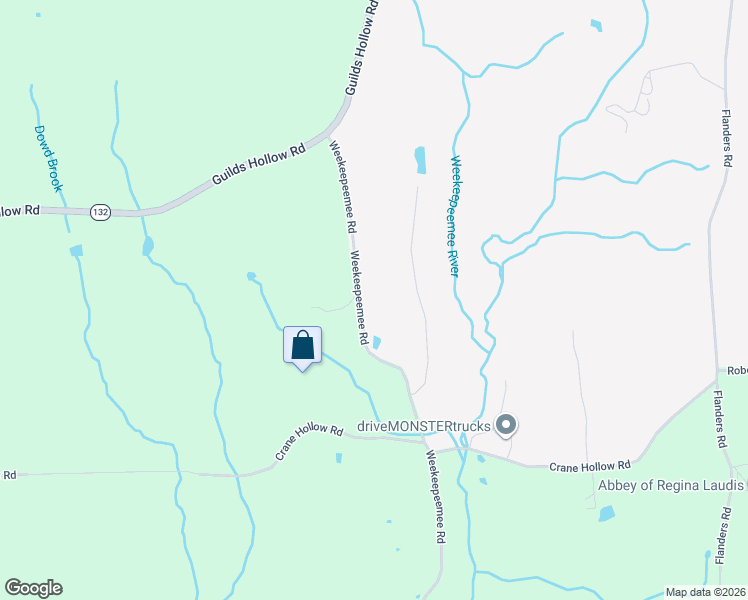map of restaurants, bars, coffee shops, grocery stores, and more near 79 Weekeepeemee Road in Bethlehem