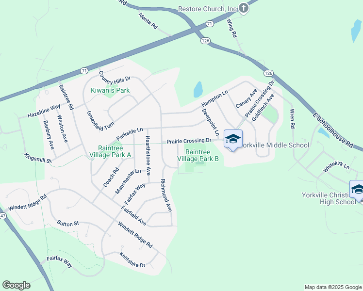 map of restaurants, bars, coffee shops, grocery stores, and more near 2104 Tremont Avenue in Yorkville