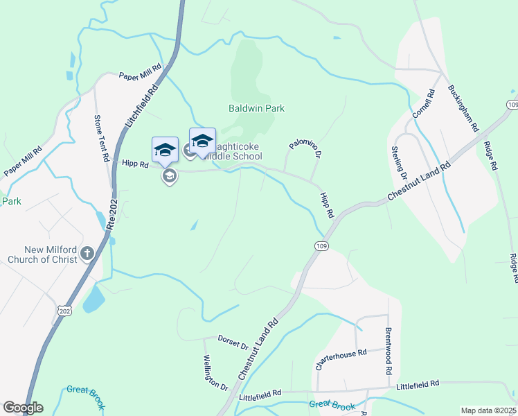 map of restaurants, bars, coffee shops, grocery stores, and more near 11 Rolling Glen Drive in New Milford