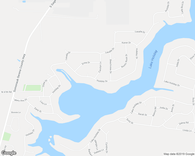 map of restaurants, bars, coffee shops, grocery stores, and more near 564 Carolyn Lane in Somonauk