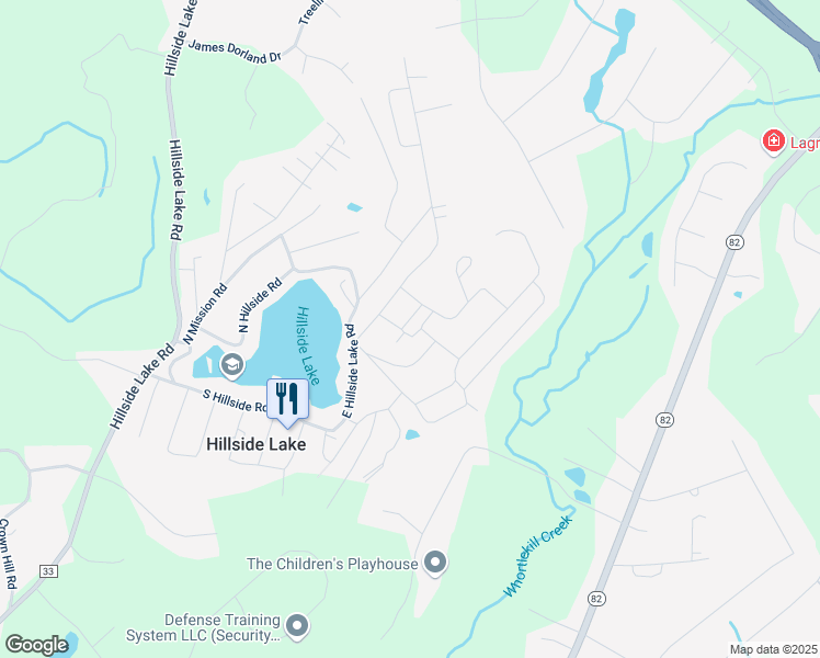 map of restaurants, bars, coffee shops, grocery stores, and more near 8 Mountain Road in Wappingers Falls