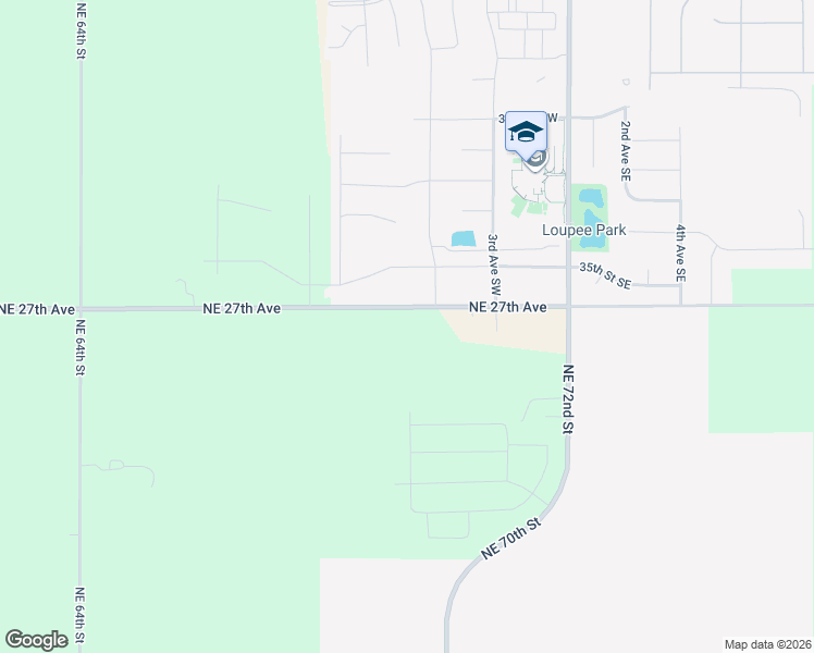 map of restaurants, bars, coffee shops, grocery stores, and more near 6951 Northeast 27th Avenue in Altoona