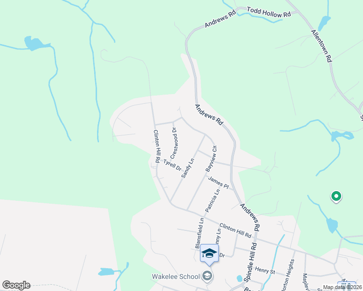 map of restaurants, bars, coffee shops, grocery stores, and more near 18 Crestwood Drive in Wolcott