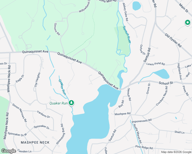 map of restaurants, bars, coffee shops, grocery stores, and more near 367 Quinaquisset Avenue in Mashpee