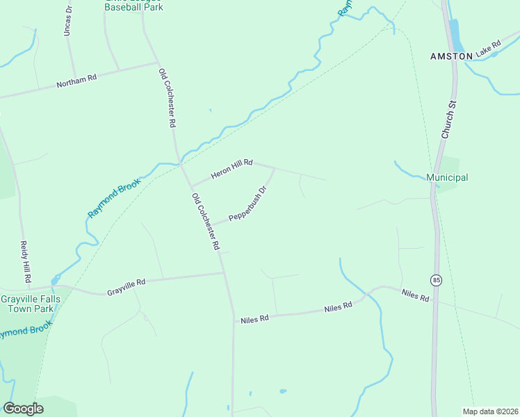 map of restaurants, bars, coffee shops, grocery stores, and more near 37 Pepperbush Drive in Hebron