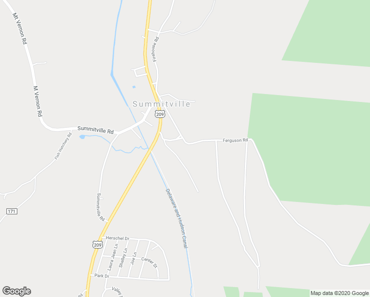 map of restaurants, bars, coffee shops, grocery stores, and more near 369 Ferguson Road in Wurtsboro