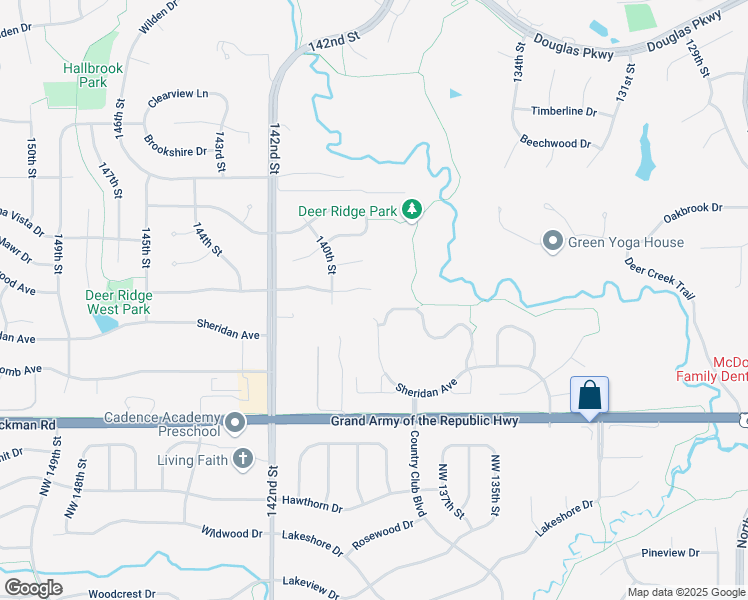 map of restaurants, bars, coffee shops, grocery stores, and more near 13906 Briarwood Lane in Urbandale