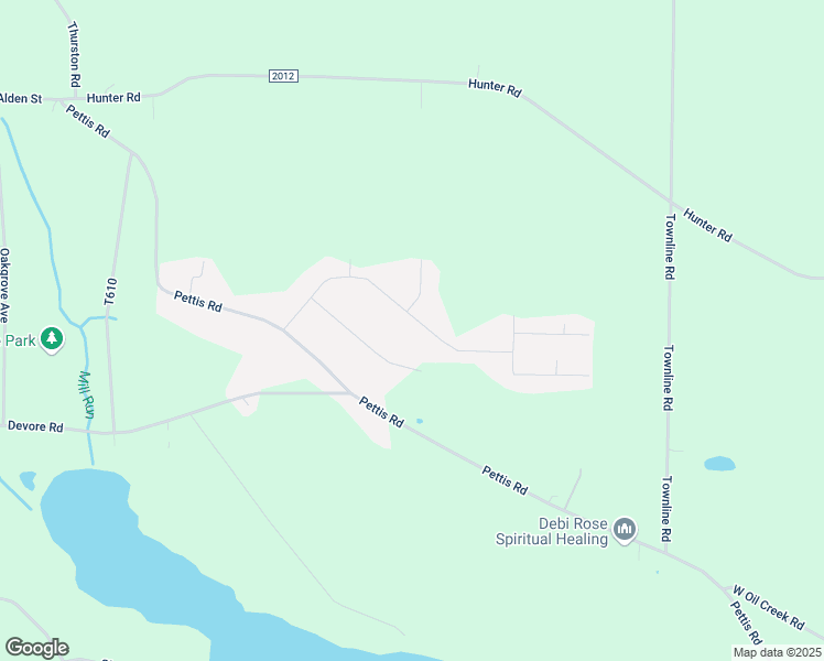 map of restaurants, bars, coffee shops, grocery stores, and more near 49052 Golden Drive in Meadville