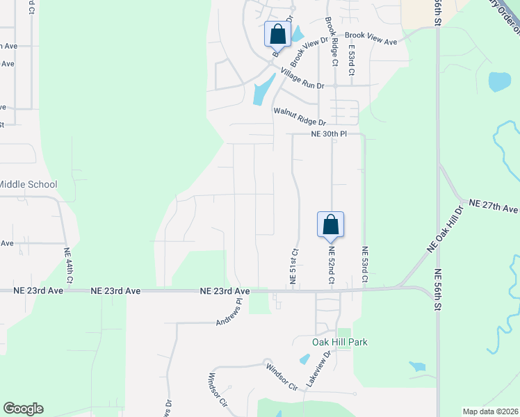 map of restaurants, bars, coffee shops, grocery stores, and more near 2551 East 50th Street in Des Moines