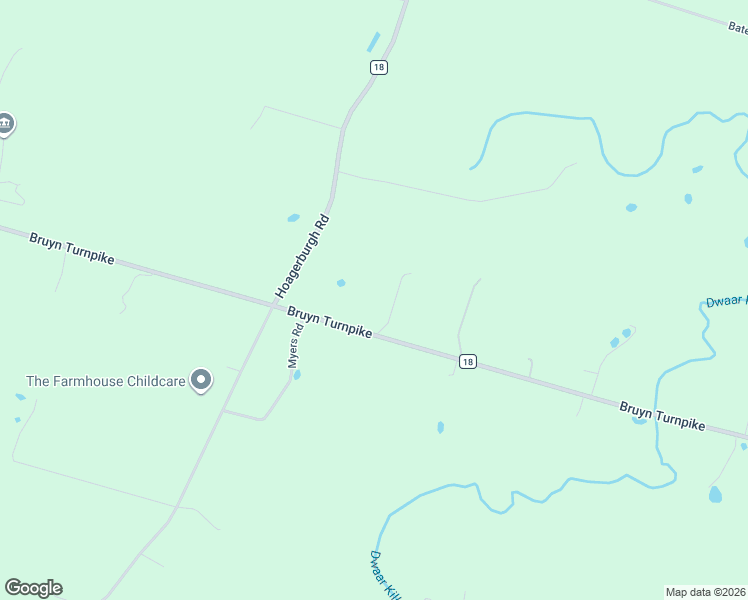 map of restaurants, bars, coffee shops, grocery stores, and more near 329 Bruyn Turnpike in Wallkill