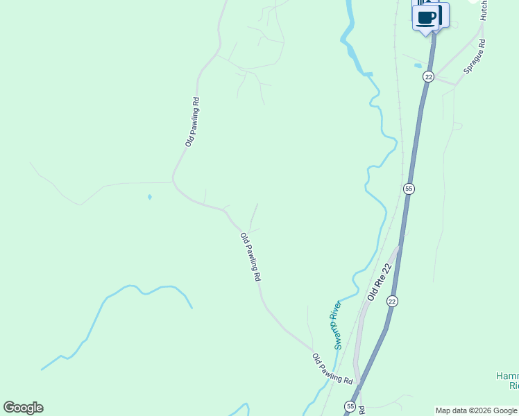 map of restaurants, bars, coffee shops, grocery stores, and more near 128 Old Pawling Road in Pawling