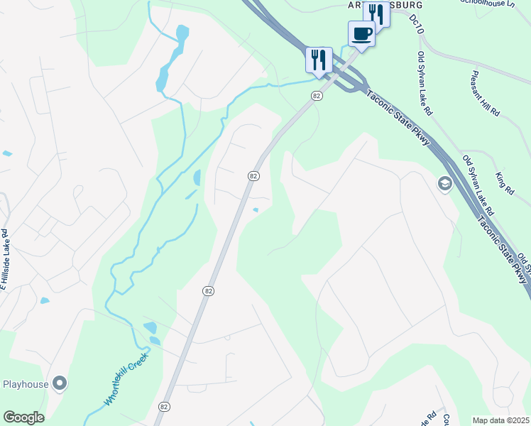 map of restaurants, bars, coffee shops, grocery stores, and more near 1472 New York 82 in Hopewell Junction