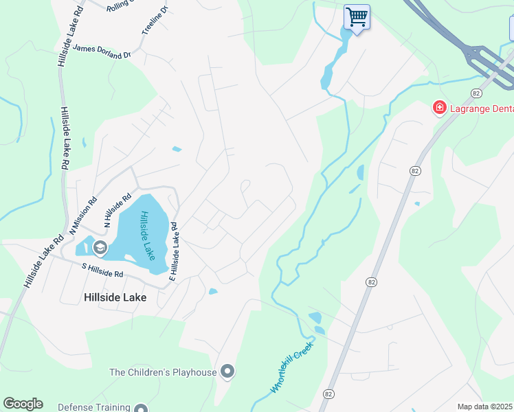 map of restaurants, bars, coffee shops, grocery stores, and more near 122 Grace Road in Wappingers Falls