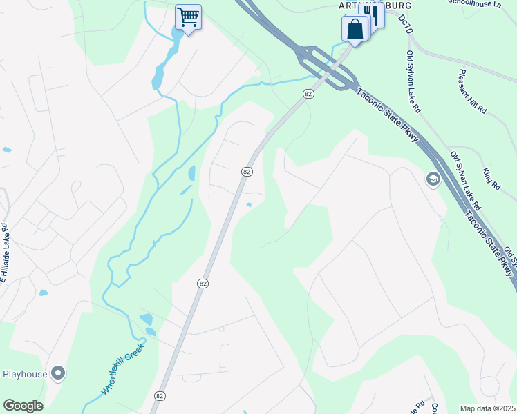 map of restaurants, bars, coffee shops, grocery stores, and more near 1472 New York 82 in Hopewell Junction