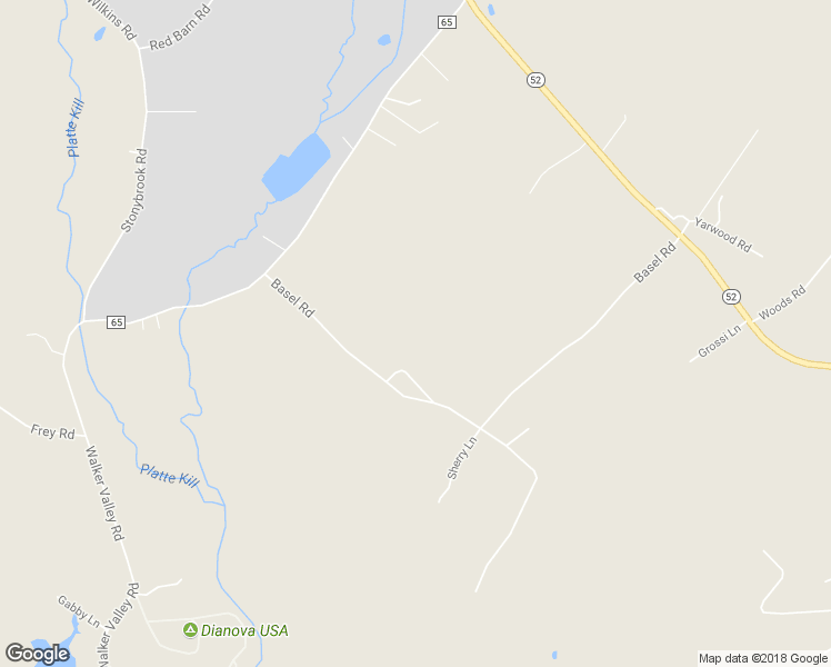 map of restaurants, bars, coffee shops, grocery stores, and more near 170 Basel Road in Pine Bush