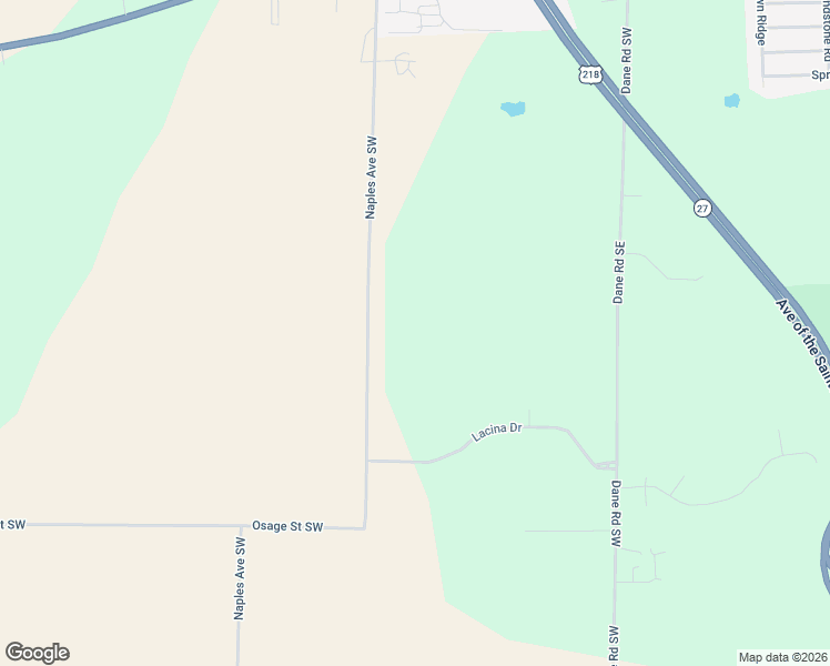 map of restaurants, bars, coffee shops, grocery stores, and more near 4306 Naples Avenue Southwest in Iowa City