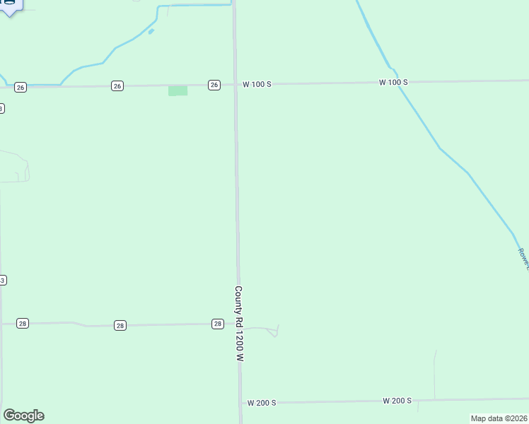 map of restaurants, bars, coffee shops, grocery stores, and more near 1405 South 1200 West in Middlebury