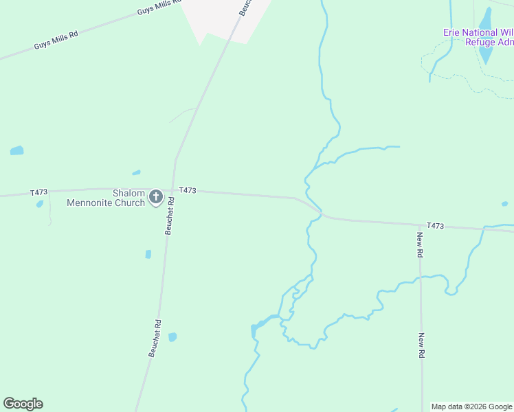 map of restaurants, bars, coffee shops, grocery stores, and more near 28301-28399 Shaffer Road in Guys Mills