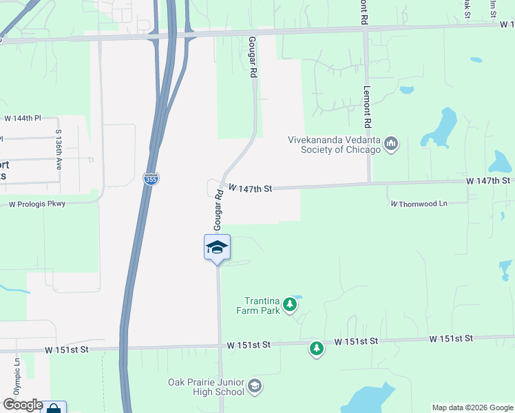 map of restaurants, bars, coffee shops, grocery stores, and more near 15787-15999 West 147th Street in Lockport