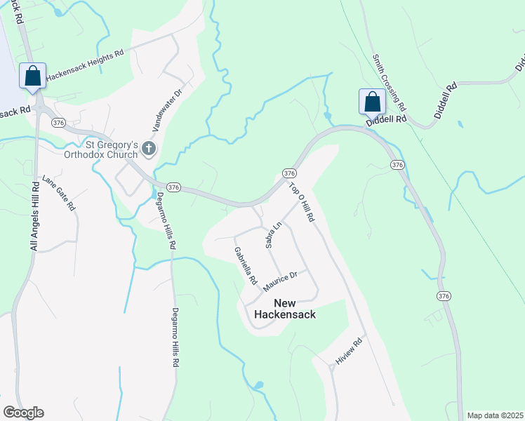 map of restaurants, bars, coffee shops, grocery stores, and more near 4 Joel Place in Wappingers Falls