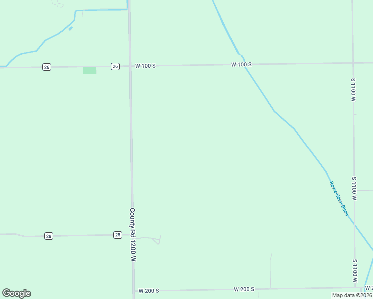 map of restaurants, bars, coffee shops, grocery stores, and more near 1405 South 1200 West in Middlebury