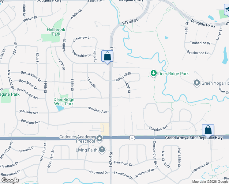 map of restaurants, bars, coffee shops, grocery stores, and more near 14016 Briarwood Lane in Urbandale