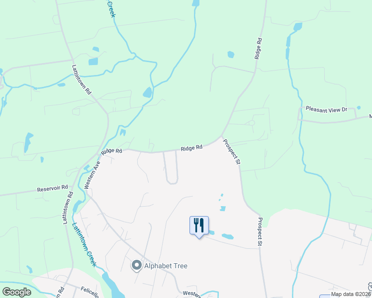 map of restaurants, bars, coffee shops, grocery stores, and more near 58 Ridge Road in Marlboro