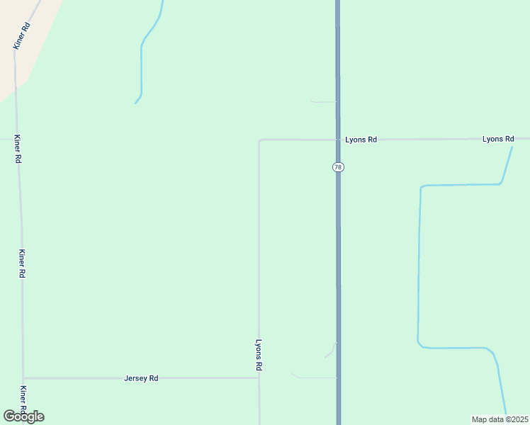 map of restaurants, bars, coffee shops, grocery stores, and more near 2520 Lake Road in Prophetstown