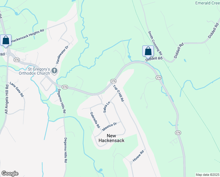map of restaurants, bars, coffee shops, grocery stores, and more near 1403 New York 376 in Wappingers Falls