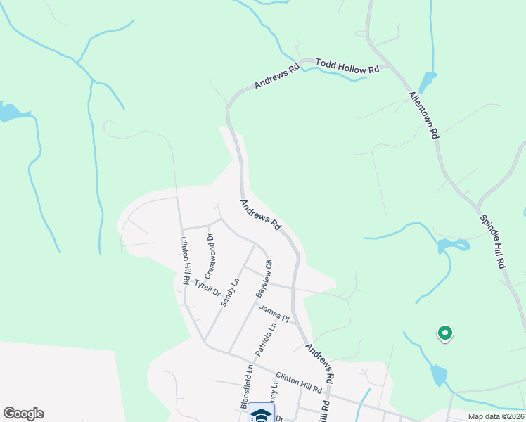 map of restaurants, bars, coffee shops, grocery stores, and more near 211 Andrews Road in Wolcott