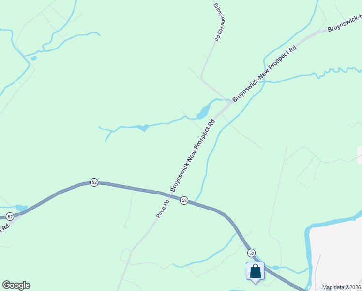 map of restaurants, bars, coffee shops, grocery stores, and more near 3372 New Prospect Road in Pine Bush