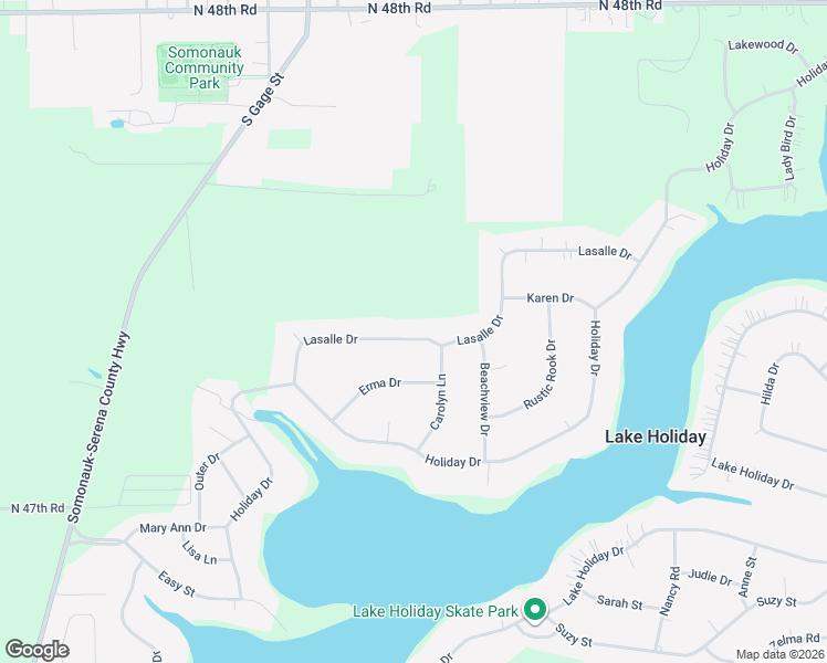 map of restaurants, bars, coffee shops, grocery stores, and more near 466 Lasalle Drive in Somonauk
