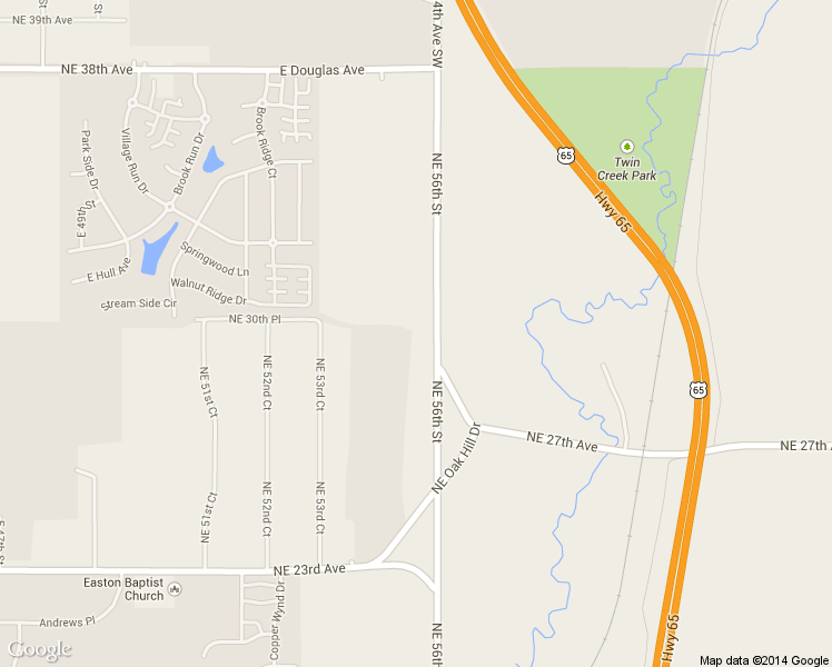map of restaurants, bars, coffee shops, grocery stores, and more near 2990 Northeast 56th Street in Altoona