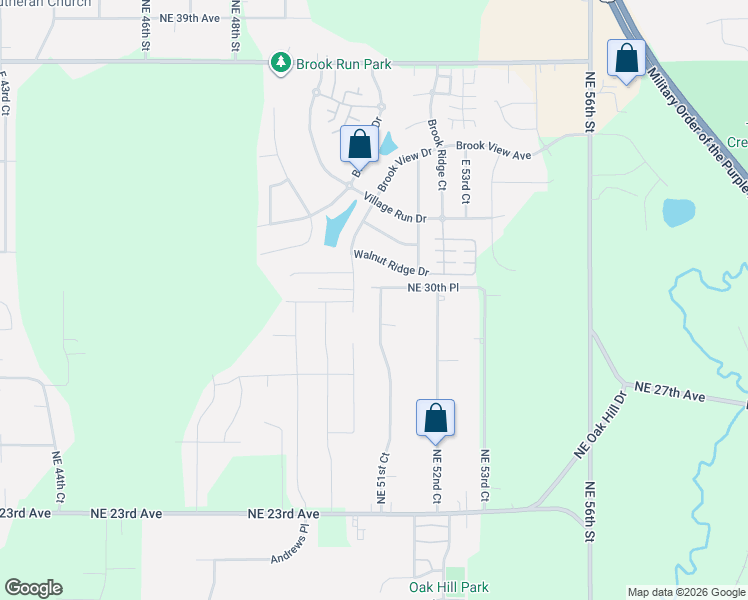 map of restaurants, bars, coffee shops, grocery stores, and more near 3000 Northeast 51st Court in Des Moines