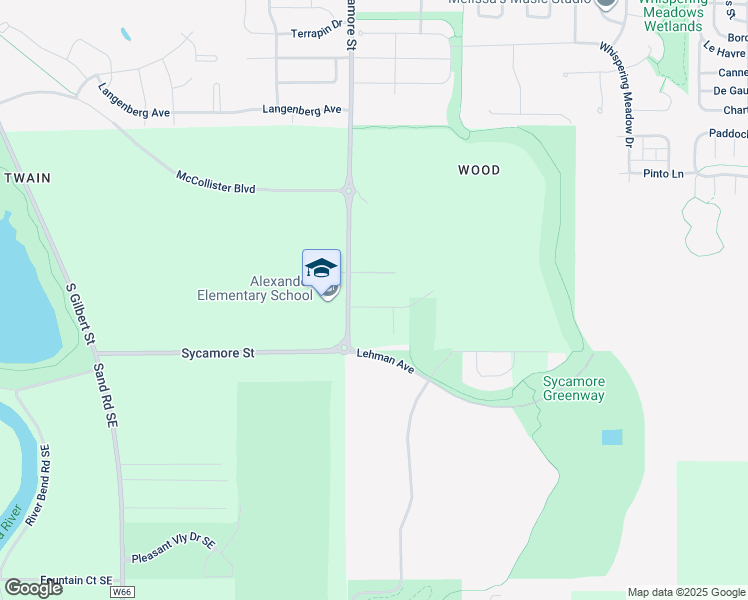 map of restaurants, bars, coffee shops, grocery stores, and more near 4310 Moira Avenue Southeast in Iowa City