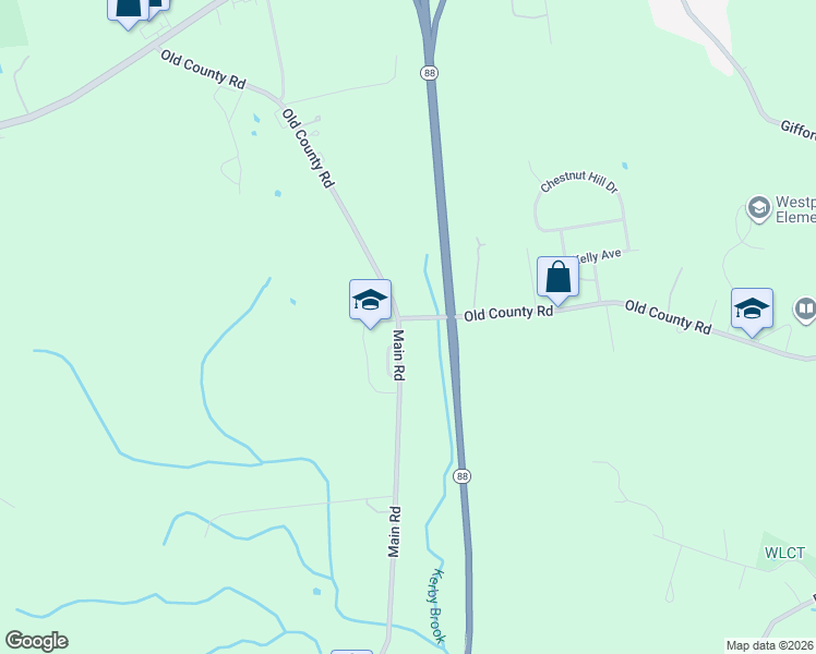 map of restaurants, bars, coffee shops, grocery stores, and more near 4 Main Road in Westport