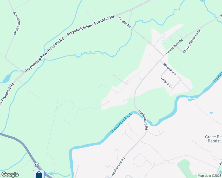 map of restaurants, bars, coffee shops, grocery stores, and more near 52 Schrempp Lane in Pine Bush
